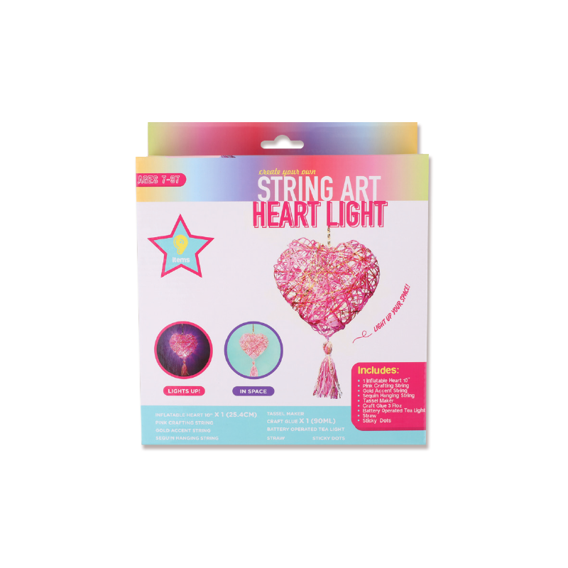 String Art Heart Light Kids لعبة إبداعية